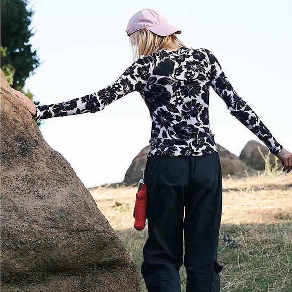 NEW Free People Movement Rally Printed Layer Long Sleeve - Picture 3 of 14